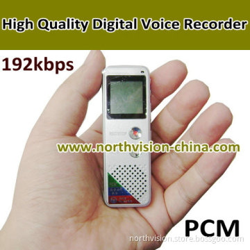 High Quality Digital Voice Recorder, PCM 320kbps, Telephone Recorder, Build in 4GB Memory (T50)